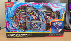 Pokemon TCG Mega Greninja EX Premium Collection Box English Promo 1 Box - Image 1