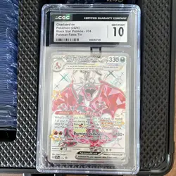 Pokemon TCG Charizard ex Sv: Scarlet & Violet Promo 074 Holo EN CGC 10 2024 - Image 1