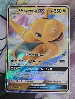 Dragonite EX 37/70 Dragon Majesty - Full Art Rare Pokemon Card See Pics - Image 1