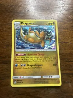 Dragonite Pokemon Card - Hurricane Charge Ability, Dragon Impact - Image 1