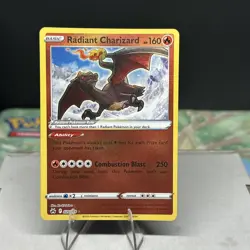 Radiant Charizard Holo Rare Card 020/159 SWSH: Crown Zenith - Image 2