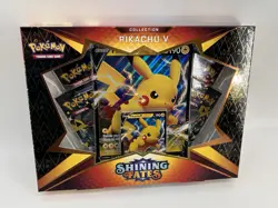 Pokemon TCG Shining Fates Pikachu V Collection Box ©2021 *Factory Sealed - Image 1