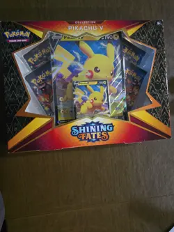 Pokemon TCG: Pikachu V Collection Shining Fates Box Factory Sealed HTF! - Image 1