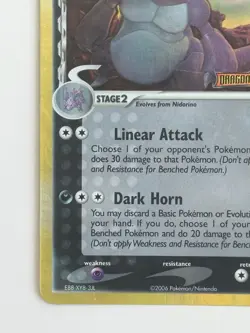 Pokemon TCG Nidoking 6/101 Dragon Frontiers Reverse Holo Stamp - Image 5