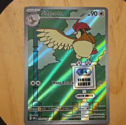 Pokemon TCG Pidgeotto 208/197 SV03 Obsidian Flames IR Holo Stage 1 90HP ENG - Image 1