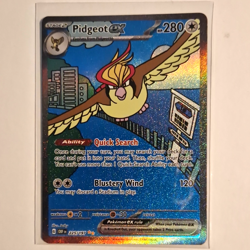 Pokemon TCG SV03 Obsidian Flames Pidgeot ex 225/197 SIR Holo English - Image 1