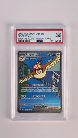 Pokemon 2023 Pidgeot ex 225/197 SIR Obsidian Flames PSA 9 - Image 1