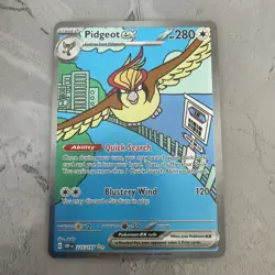 Pokemon TCG SV03 Obsidian Flames Pidgeot ex 225/197 SIR Holo English - Image 1
