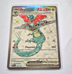 Pokemon TCG Dragapult ex 200/167 SV06 UR Full Art Holo EN 320HP X2 Cards - Image 1