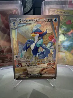 Pokemon TCG Quaquaval EX Holo Card Paldea Evolved Full Art 260/193 - Image 1