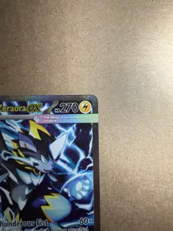 Pokemon TCG Mega Zeraora EX Holo Pokemon Card #114/084 270 HP English - Image 2