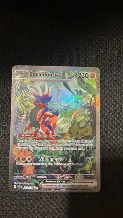 Pokemon TCG Koraidon ex 247/198 Scarlet & Violet Base Set Full Art Holo - Image 1