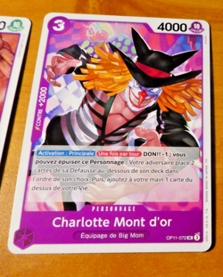 ONE PIECE FRANCAISE CARD GAME CARTE CARTE OP11-072 FR MINT - Image 1