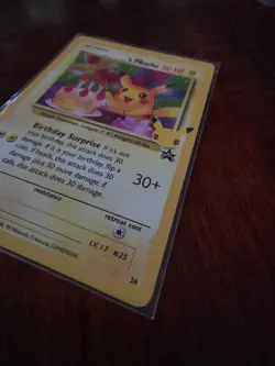 Pokemon TCG ______'s Pikachu 24/53 Wotc Promo Holo 50 HP Eng - Image 2