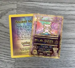 Pokemon Ancient Mew Holo Holographic Card Nintendo Movie Promo Rare - Image 1