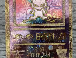 Pokemon Ancient Mew Holo Holographic Card Nintendo Movie Promo Rare - Image 3