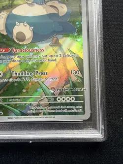 Snorlax SVP 051 - Pokemon Center 151 Stamped Black Star Promo - PSA 9 - Image 3