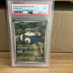 Pokemon TCG: Snorlax 051 Scarlet & Violet 151 Promo Card Holo PSA 9 - Image 1