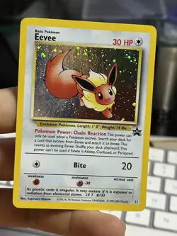 Eevee 11 2000 Holo Black Star Promo Rare WOTC Nintendo Pokemon Card TCG - Image 3