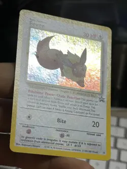 Eevee 11 2000 Holo Black Star Promo Rare WOTC Nintendo Pokemon Card TCG - Image 5