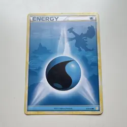 Pokemon TCG Water Energy 117/123 HeartGold & SoulSilver Regular Common Eng 2010 - Image 1
