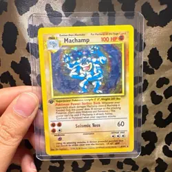 Pokemon TCG Machamp 8/102 Deck Exclusives Holo Rare 1st Edition English 100 HP - Image 1