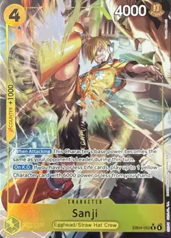 Sanji (Alt Art) EB04-052 (ENGLISH) - One Piece: OP15 - Image 1