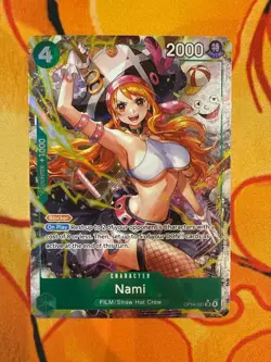One Piece TCG Nami (Alternate Art) (OP14-031) - The Azure Sea's Seven Foil NM #3 - Image 1