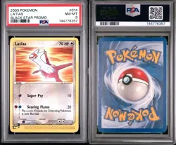 2003 POKEMON BLACK STAR PROMO #014 LATIAS PSA 8 NM-MT- Vintage - Image 1