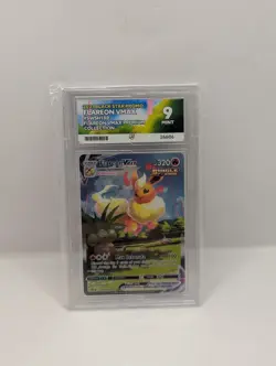 Pokemon TCG Flareon VMAX SWSH180 Premium Collection Ace 9 Label - Image 1