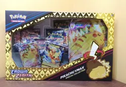 Pokemon TCG: Crown Zenith Pikachu Vmax Special Collection Box - New & Sealed. - Image 1