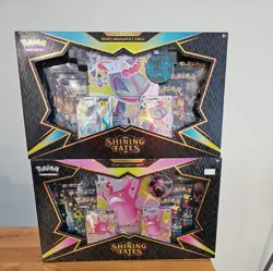 Pokemon Shining Fates Premium Collection Box Shiny Crobat & Dragapult VMAX BNDLE - Image 1
