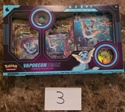 Pokemon Vaporeon VMAX Premium Collection Box Sealed Evolving Skies - Image 1