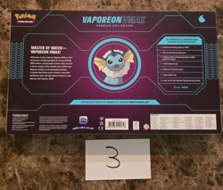 Pokemon Vaporeon VMAX Premium Collection Box Sealed Evolving Skies - Image 2