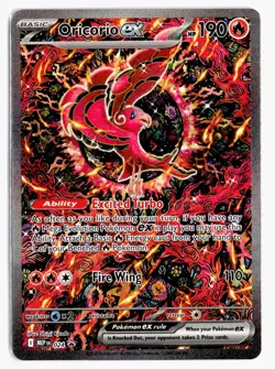 Oricorio ex 024 Holo Promo ME: Mega Evolution Promo Pokemon NM - Image 1