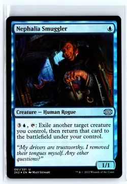 FOIL Nephalia Smuggler Double Masters 2022 - MTG Magic the Gathering Card - Image 1