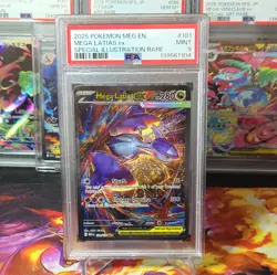 Pokemon TCG Mega Latias EX SIR 181/132 Mega Evolution NM PSA 9 - Image 1