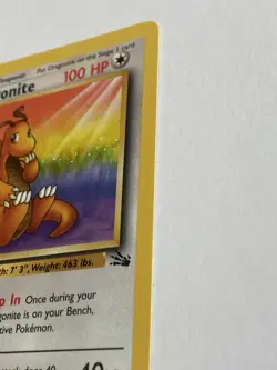 Pokemon Dragonite Fossil Set 19/62 Non-Holo 1st Edition Card Vintage 1999 VG LP - Image 4