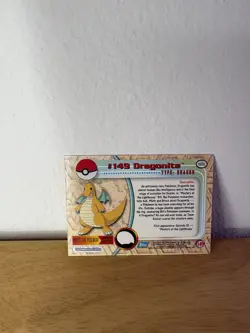 1999 Topps Pokemon TV Animation Edition Dragonite #149 Rare Trading Card - Image 3