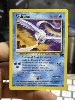 Articuno 22 2000 Black Star Promo Rare WOTC Nintendo Pokemon Card TCG - Image 3