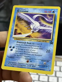 Articuno 22 2000 Black Star Promo Rare WOTC Nintendo Pokemon Card TCG - Image 5