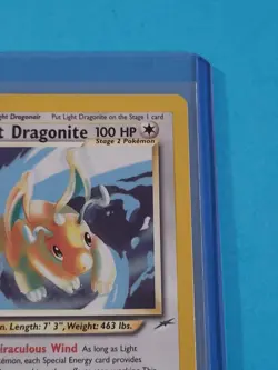 Light Dragonite 14/105 Neo Destiny Regular Holo Rare English 2000 Pokemon TCG - Image 4