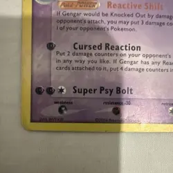 Pokemon TCG Gengar 5/92 EX Legend Maker Rare Holo EN 2006 100 HP - Image 5