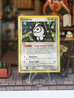 Nintendo Castform 30/101 EX Hidden Legends 2004 Pokemon TCG Rare Holo 60 HP - Image 1