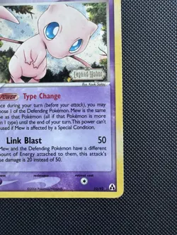 Pokemon Mew TCG Holo Rare Card 10/92 EX Legend Maker 2006 - Played - Image 4
