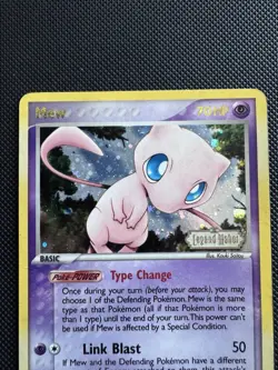 Pokemon Mew TCG Holo Rare Card 10/92 EX Legend Maker 2006 - Played - Image 5