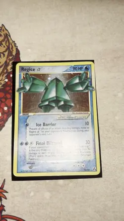 (NM) Pokemon Regice Star EX Legend Maker Ultra Rare Holo 90/92 English Card - Image 2