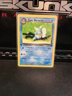 Pokemon TCG Dark Wartortle Card Team Rocket Set - Image 1