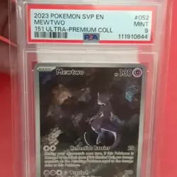 Pokemon TCG 2023 Mewtwo SVP #052 Holo English PSA 9 Scarlet & Violet Promo Card - Image 1