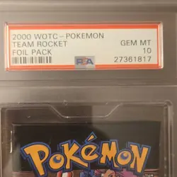 WOTC Pokemon TCG Team Rocket Booster Pack PSA 10 (11 Cards) Cert 27361817 - Image 4